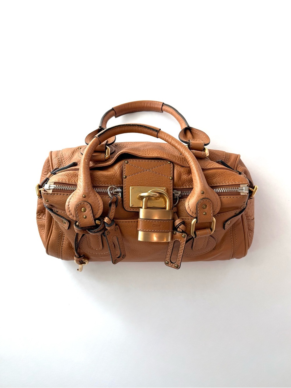 Chloe Large Leather Paddington Bag